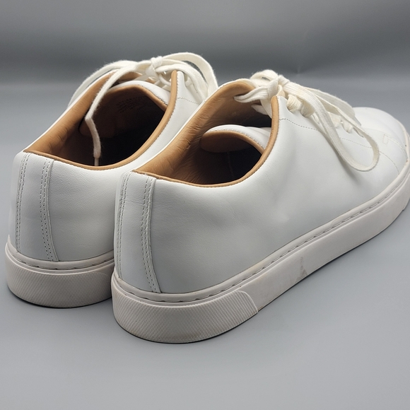 J Crew Classic White Men's Leather Court Sneakers SIZE 11. #1561 - Picture 6 of 6